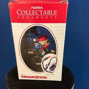 Vintage NOMA Ornamotion Collectable Ornament Featuring Elf on a Weather Vane